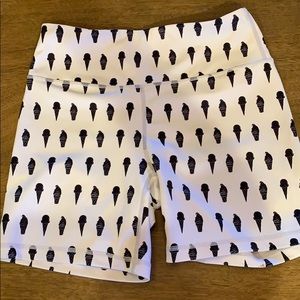 Girls Who Powerlift ice cream shorts 5” inseam